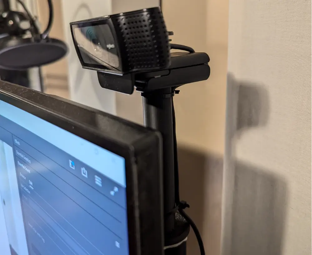 Webcam Mount for Vivo Monitor Mount by buskin